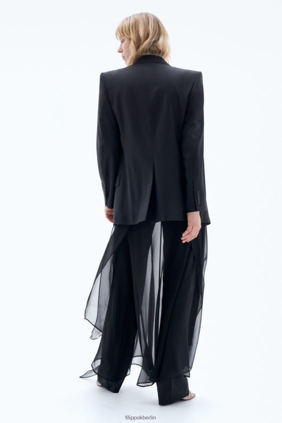 Filippa K L8HHT172 Bekleidung Schwarz Frauen Zweireihiger Blazer