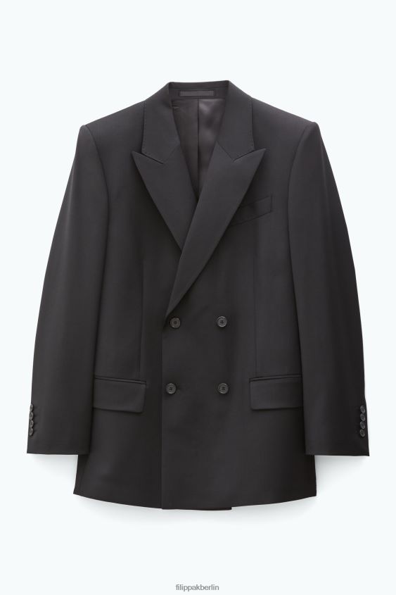 Filippa K L8HHT172 Bekleidung Schwarz Frauen Zweireihiger Blazer
