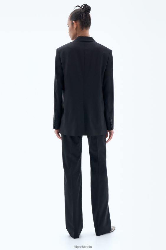 Filippa K L8HHT173 Bekleidung Schwarz Frauen Alison Cool Wollblazer