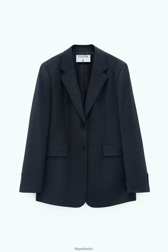 Filippa K L8HHT173 Bekleidung Schwarz Frauen Alison Cool Wollblazer