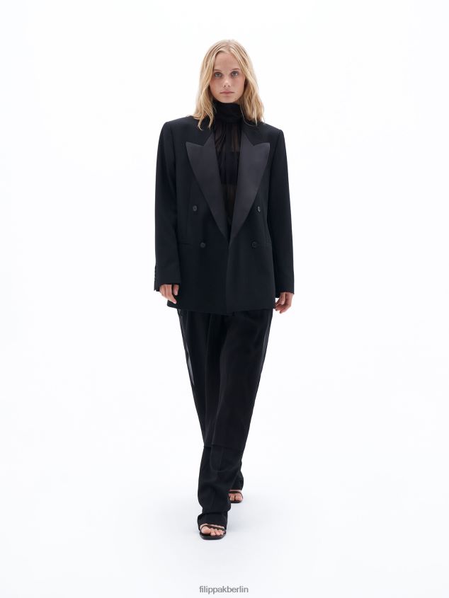 Filippa K L8HHT178 Bekleidung Schwarz Frauen Smoking-Blazer