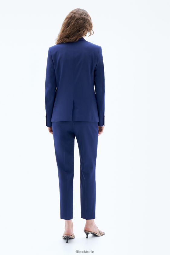 Filippa K L8HHT179 Bekleidung Meerblau Frauen Sasha Cool Wollblazer