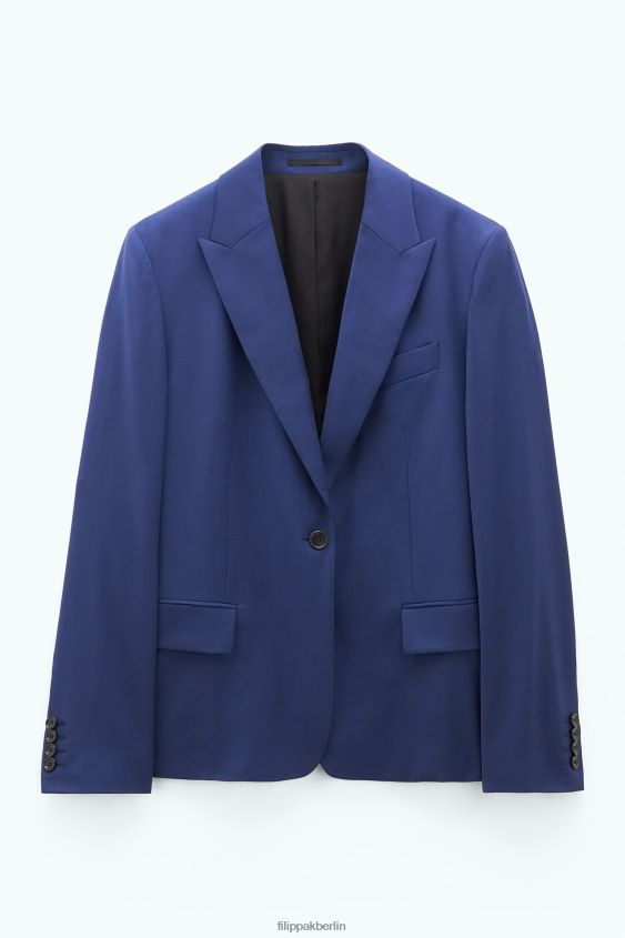 Filippa K L8HHT179 Bekleidung Meerblau Frauen Sasha Cool Wollblazer
