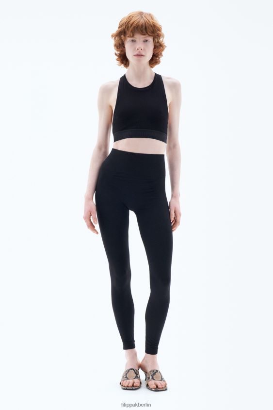 Filippa K L8HHT235 Bekleidung Schwarz Frauen Hohe nahtlose Leggings