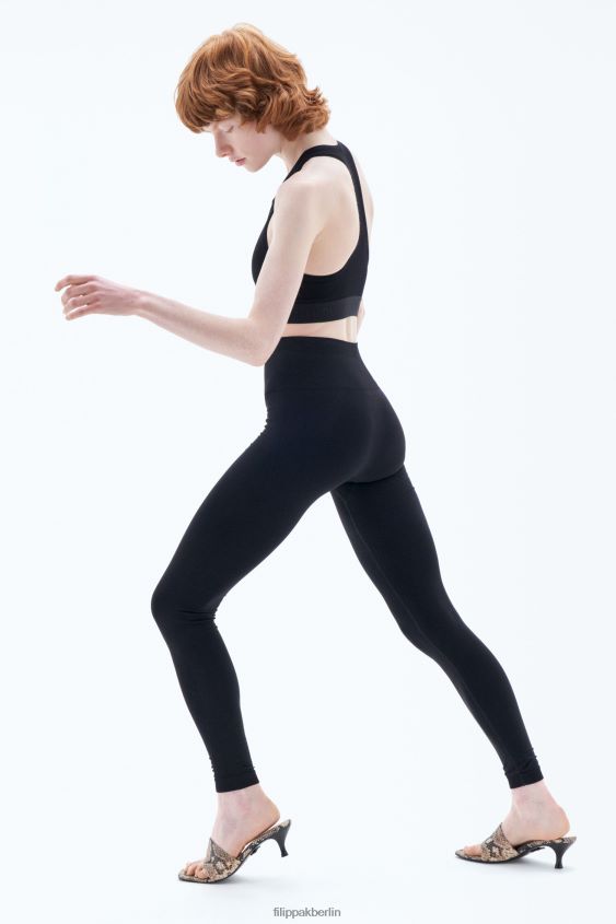 Filippa K L8HHT235 Bekleidung Schwarz Frauen Hohe nahtlose Leggings
