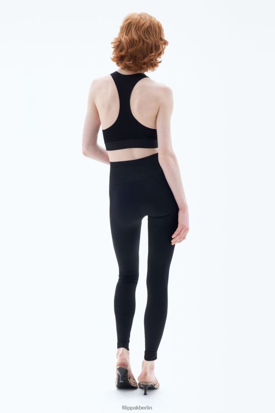 Filippa K L8HHT235 Bekleidung Schwarz Frauen Hohe nahtlose Leggings