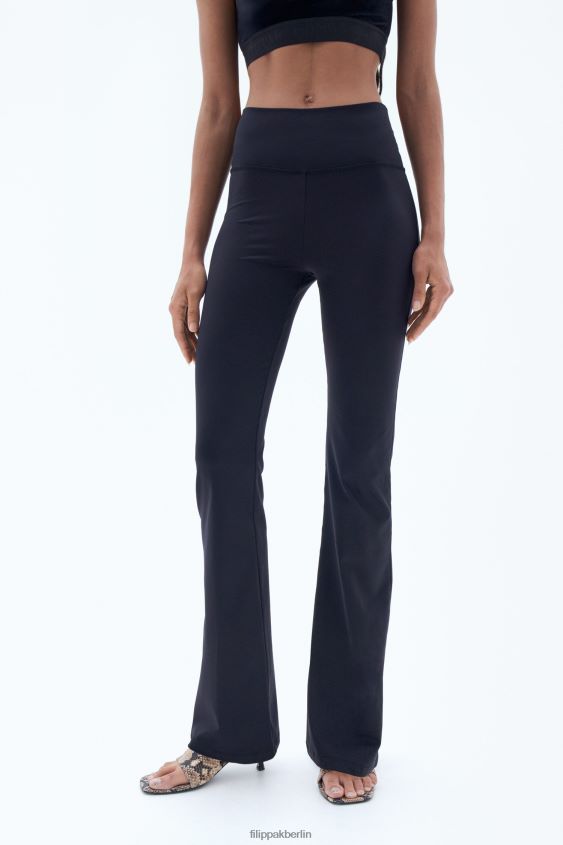 Filippa K L8HHT236 Bekleidung Schwarz Frauen Trompeten-Leggings