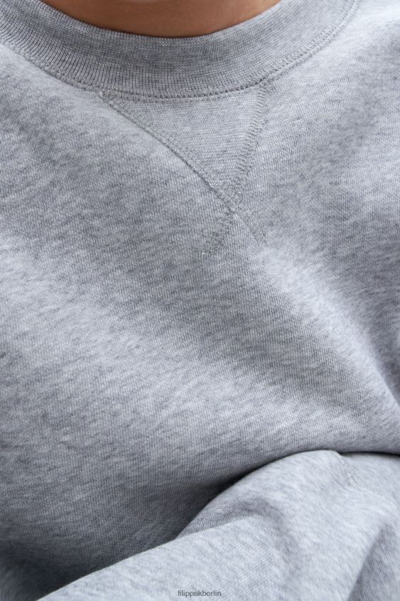 Filippa K L8HHT132 Bekleidung hellgrau meliert Frauen Sweatshirt