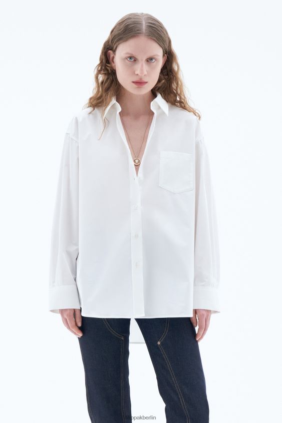 Filippa K L8HHT195 Bekleidung Weiß Frauen Sammy-Shirt