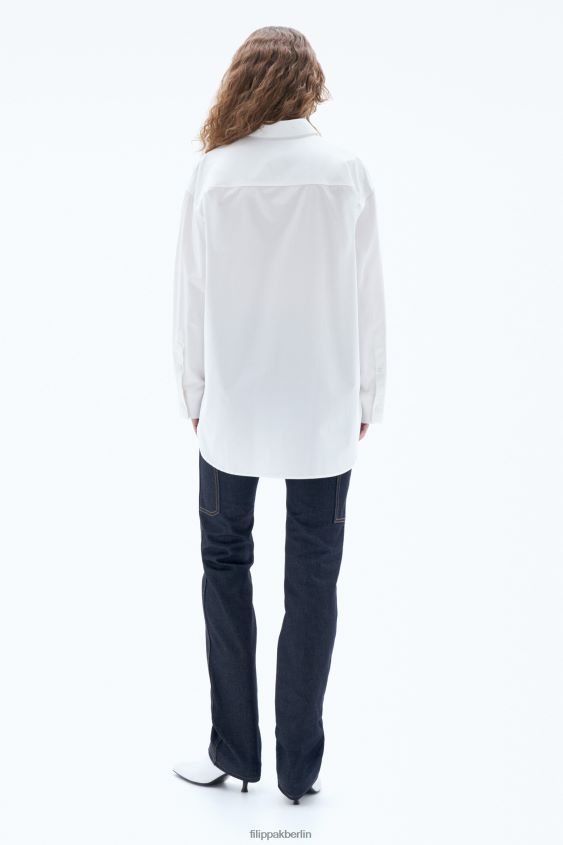 Filippa K L8HHT195 Bekleidung Weiß Frauen Sammy-Shirt