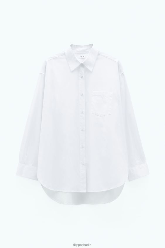 Filippa K L8HHT195 Bekleidung Weiß Frauen Sammy-Shirt