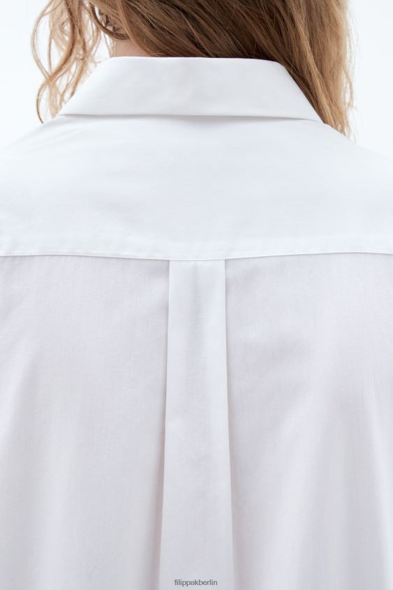 Filippa K L8HHT198 Bekleidung Weiß Frauen Jane-Shirt
