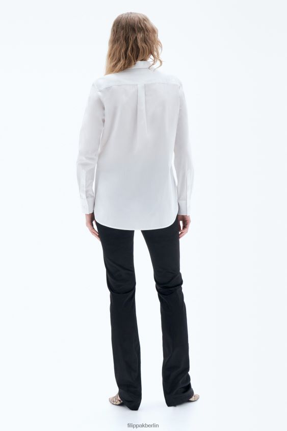 Filippa K L8HHT198 Bekleidung Weiß Frauen Jane-Shirt