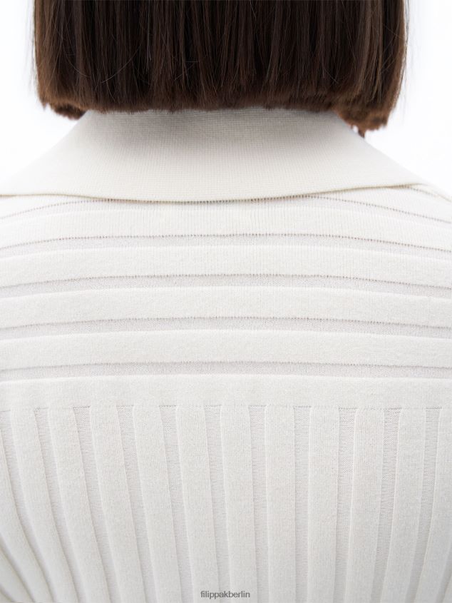 Filippa K L8HHT85 Bekleidung Butter Frauen gestricktes Hemd