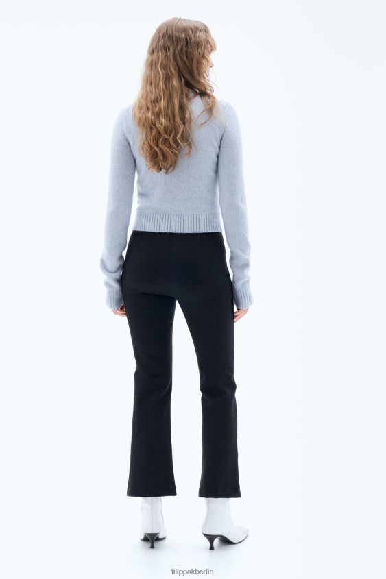 Filippa K L8HHT102 Bekleidung Schwarz Frauen Ausgestellte Hose aus Jersey