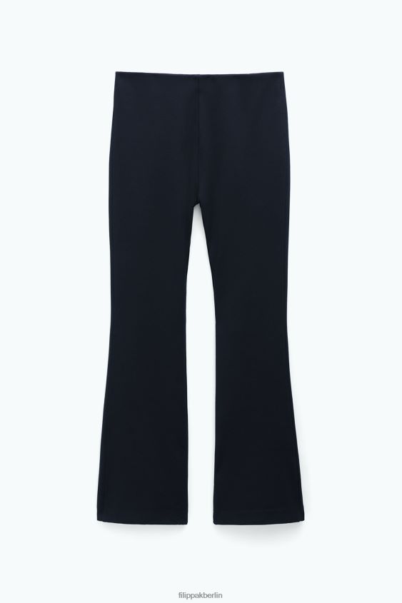 Filippa K L8HHT102 Bekleidung Schwarz Frauen Ausgestellte Hose aus Jersey