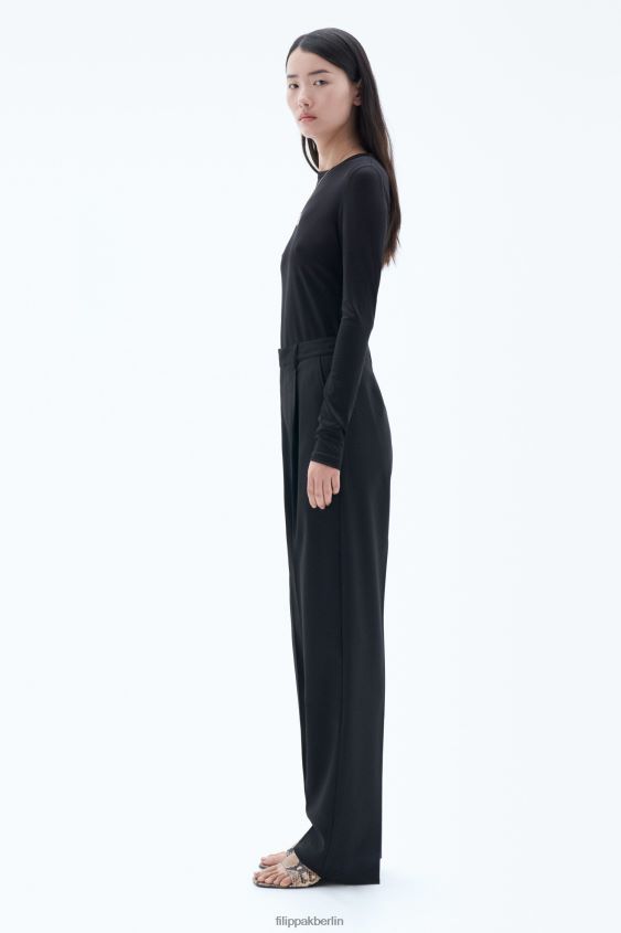 Filippa K L8HHT103 Bekleidung Schwarz Frauen Julie-Hose