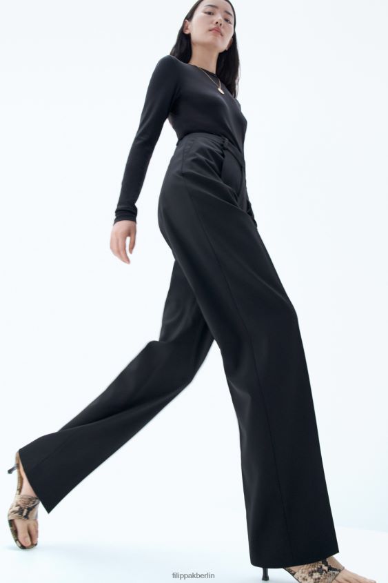 Filippa K L8HHT103 Bekleidung Schwarz Frauen Julie-Hose