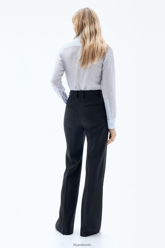 Filippa K L8HHT107 Bekleidung Schwarz Frauen Stevie-Wollhose