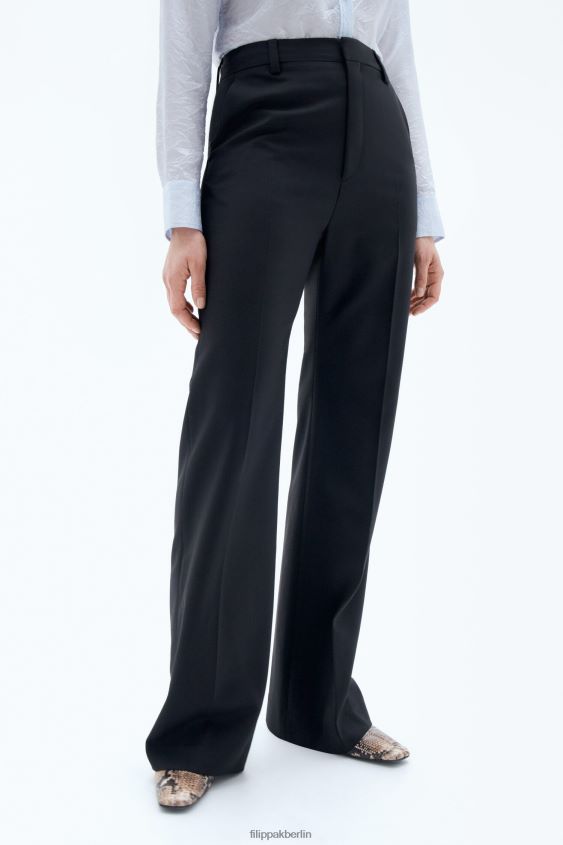 Filippa K L8HHT107 Bekleidung Schwarz Frauen Stevie-Wollhose