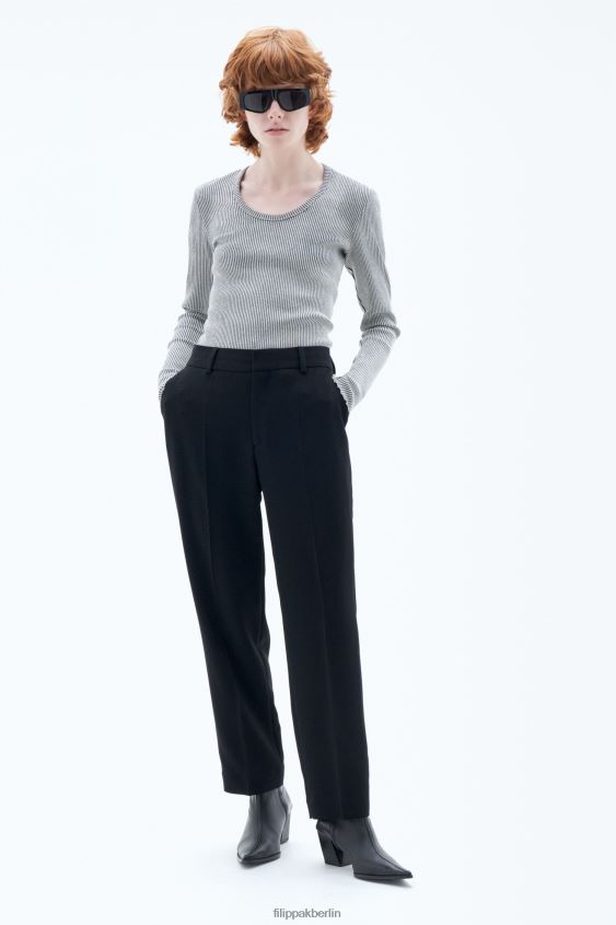 Filippa K L8HHT108 Bekleidung Schwarz Frauen Nica-Hose