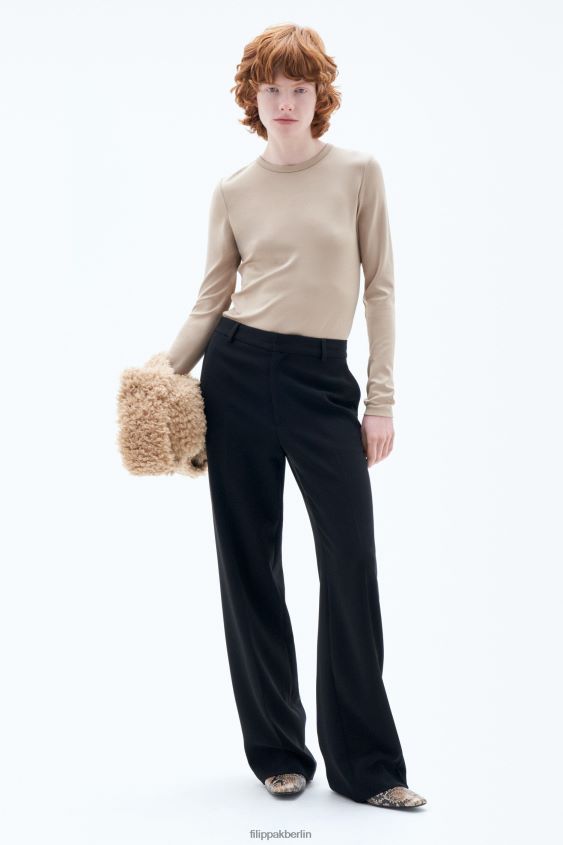 Filippa K L8HHT109 Bekleidung Schwarz Frauen Hutton-Hose