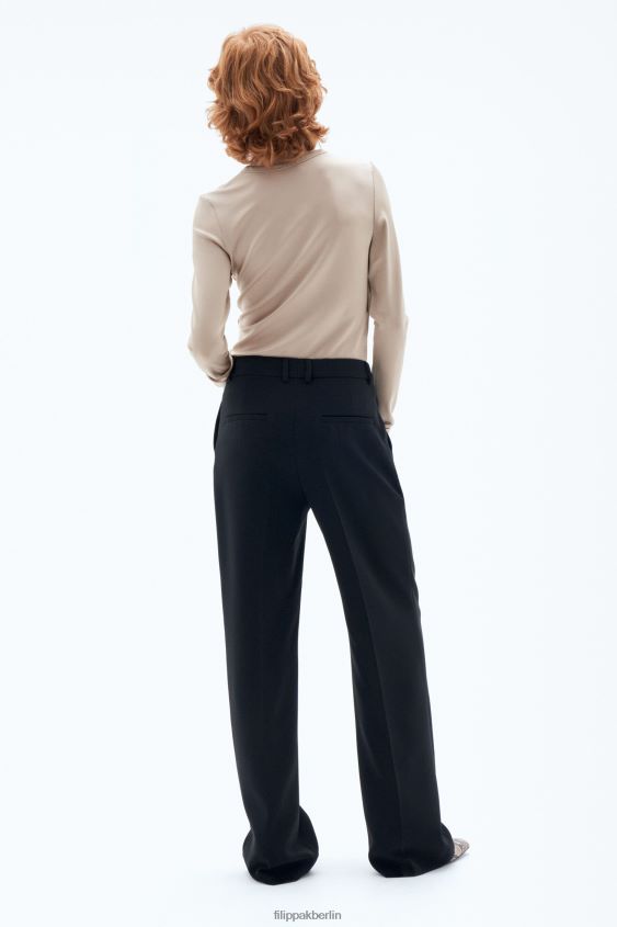 Filippa K L8HHT109 Bekleidung Schwarz Frauen Hutton-Hose
