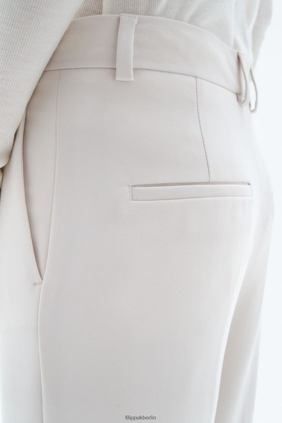 Filippa K L8HHT110 Bekleidung Elfenbein Frauen Hutton-Hose