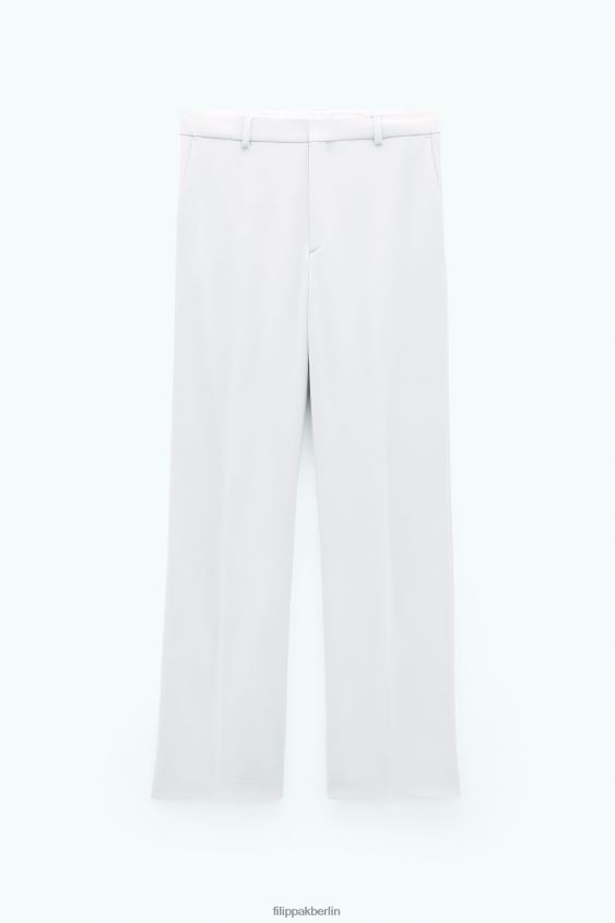 Filippa K L8HHT110 Bekleidung Elfenbein Frauen Hutton-Hose