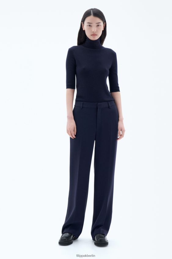 Filippa K L8HHT111 Bekleidung Marine Frauen Hutton-Hose