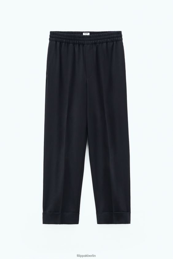 Filippa K L8HHT113 Bekleidung Schwarz Frauen Franca coole Wollhose