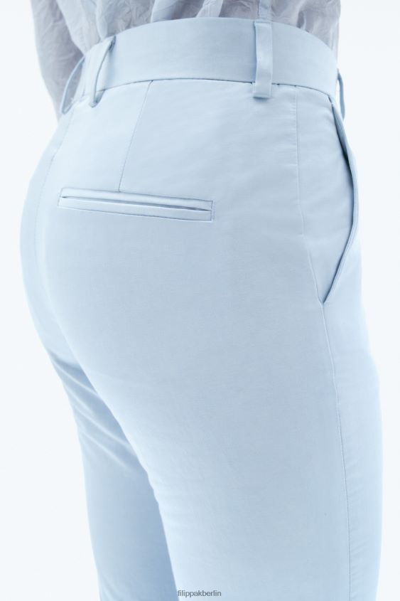 Filippa K L8HHT115 Bekleidung Eisblau Frauen schmale Hose