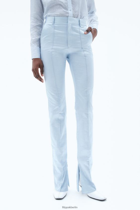 Filippa K L8HHT115 Bekleidung Eisblau Frauen schmale Hose