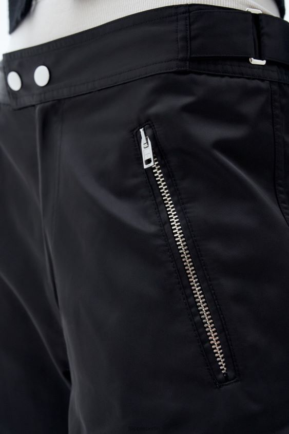 Filippa K L8HHT116 Bekleidung Schwarz Frauen Hose mit Reißverschluss