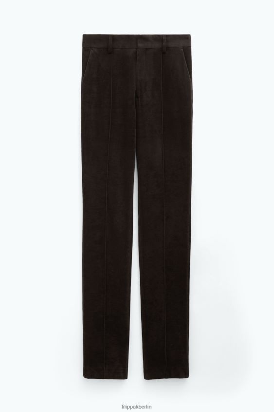 Filippa K L8HHT120 Bekleidung dunkle Schokolade Frauen Schmale Moleskin-Hose