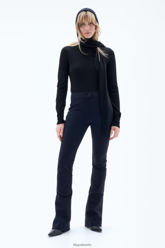 Filippa K L8HHT123 Bekleidung Schwarz Frauen Ski-inspirierte Hose