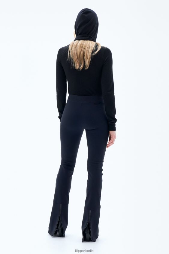 Filippa K L8HHT123 Bekleidung Schwarz Frauen Ski-inspirierte Hose