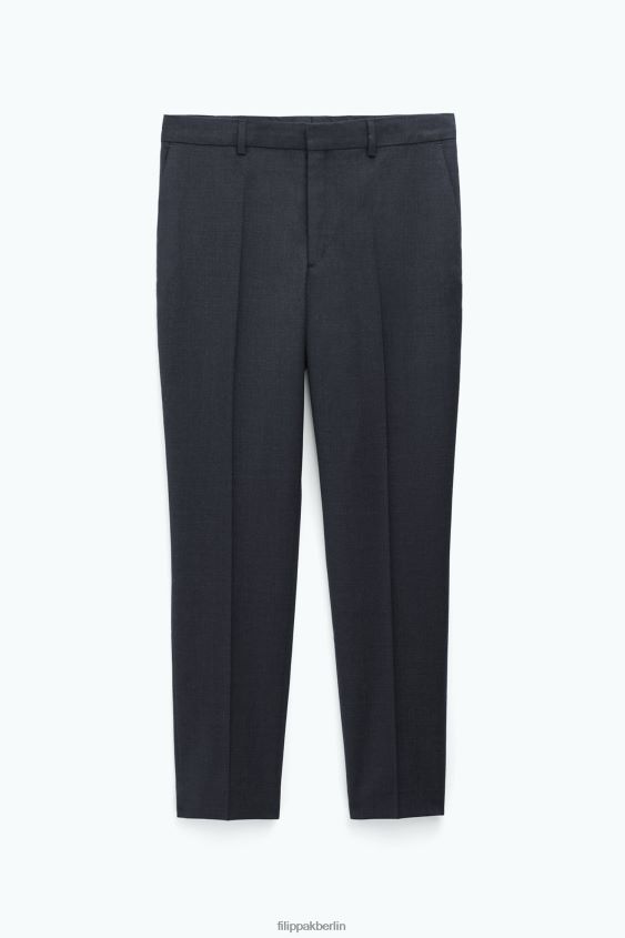 Filippa K L8HHT90 Bekleidung Anthrazit-Melange Frauen Emma kurze Hose aus cooler Wolle