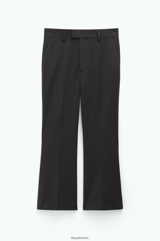 Filippa K L8HHT92 Bekleidung Schwarz Frauen Kurze Kick-Flare-Hose