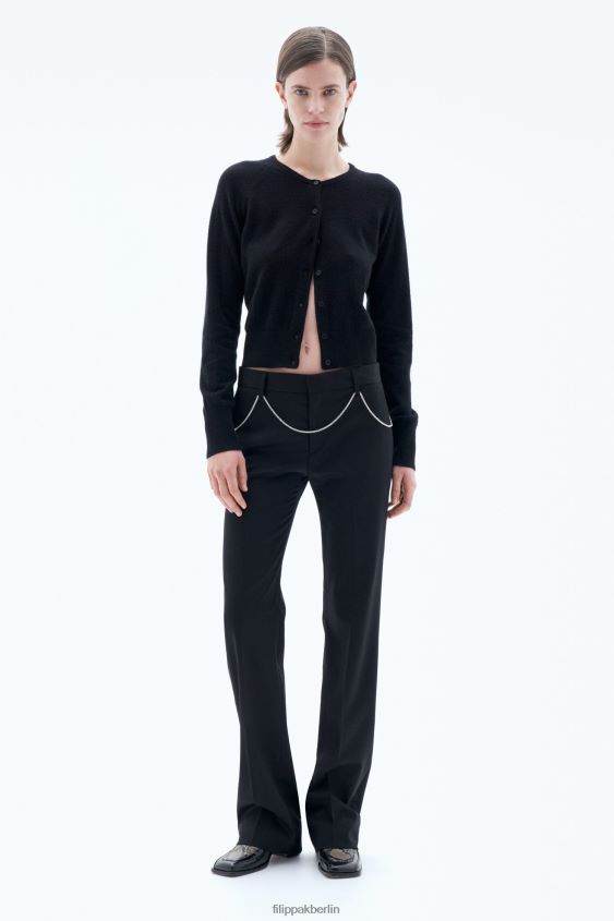 Filippa K L8HHT94 Bekleidung Schwarz Frauen Bootcut-Hose
