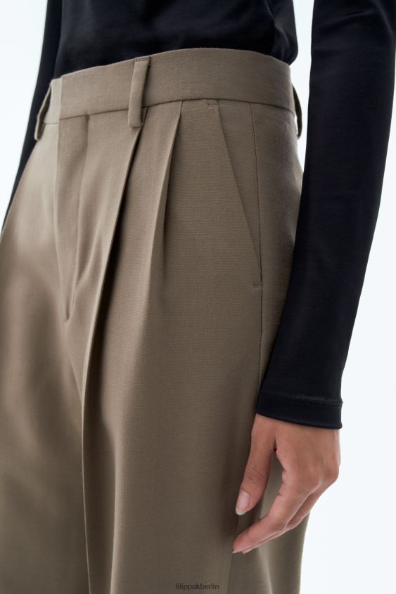 Filippa K L8HHT96 Bekleidung Nougat Frauen Darcey-Wollhose