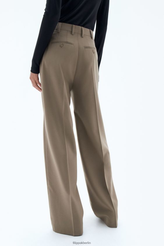 Filippa K L8HHT96 Bekleidung Nougat Frauen Darcey-Wollhose