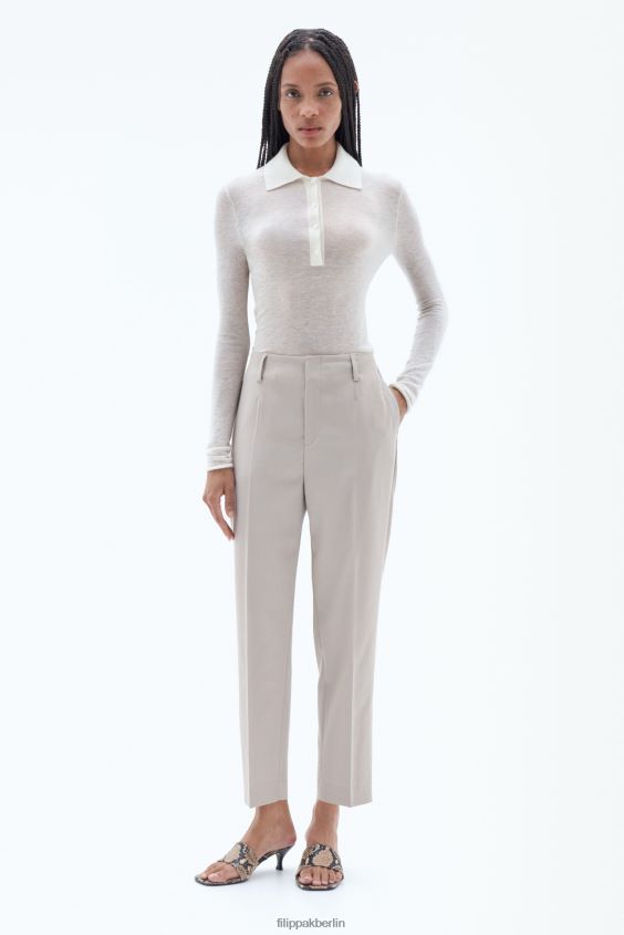 Filippa K L8HHT98 Bekleidung graubeige Frauen Karlie-Hose