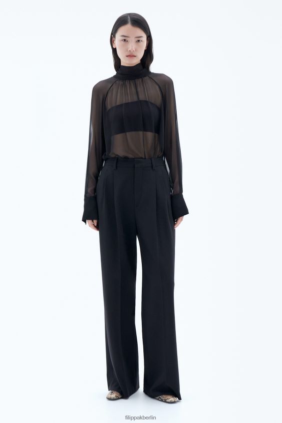 Filippa K L8HHT99 Bekleidung Schwarz Frauen Darcey-Wollhose