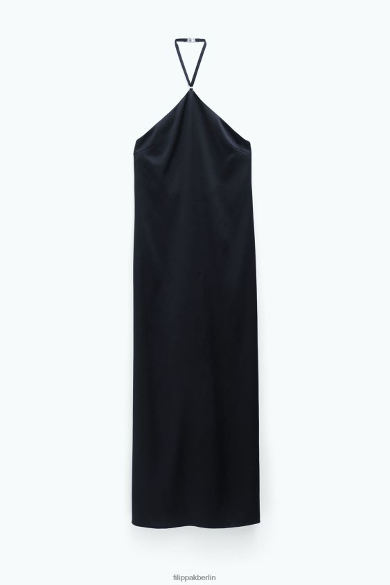 Filippa K L8HHT208 Bekleidung Schwarz Frauen Kleid mit tiefem Rückenausschnitt