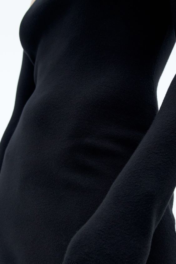 Filippa K L8HHT214 Bekleidung Schwarz Frauen Schulterfreies Strickkleid