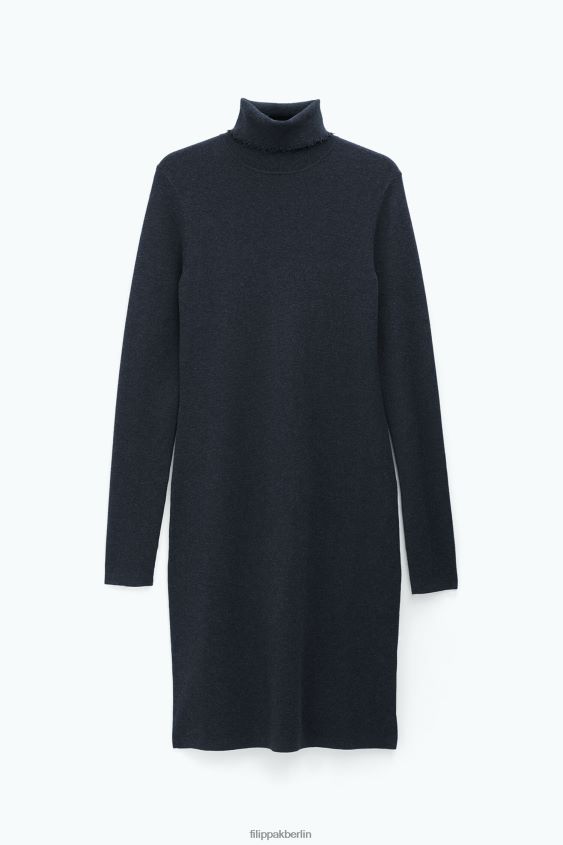 Filippa K L8HHT215 Bekleidung Anthrazit-Melange Frauen Monica-Kleid