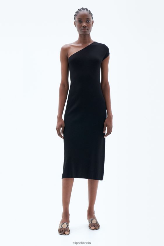 Filippa K L8HHT217 Bekleidung Schwarz Frauen Katia-Kleid