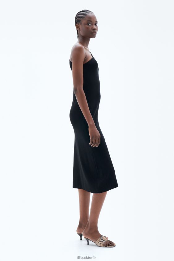 Filippa K L8HHT217 Bekleidung Schwarz Frauen Katia-Kleid