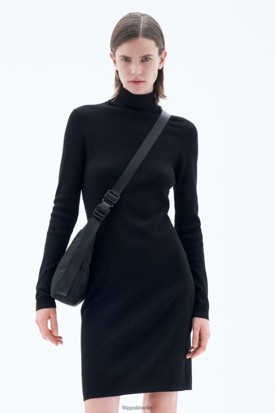 Filippa K L8HHT44 Bekleidung Schwarz Frauen Monica-Kleid